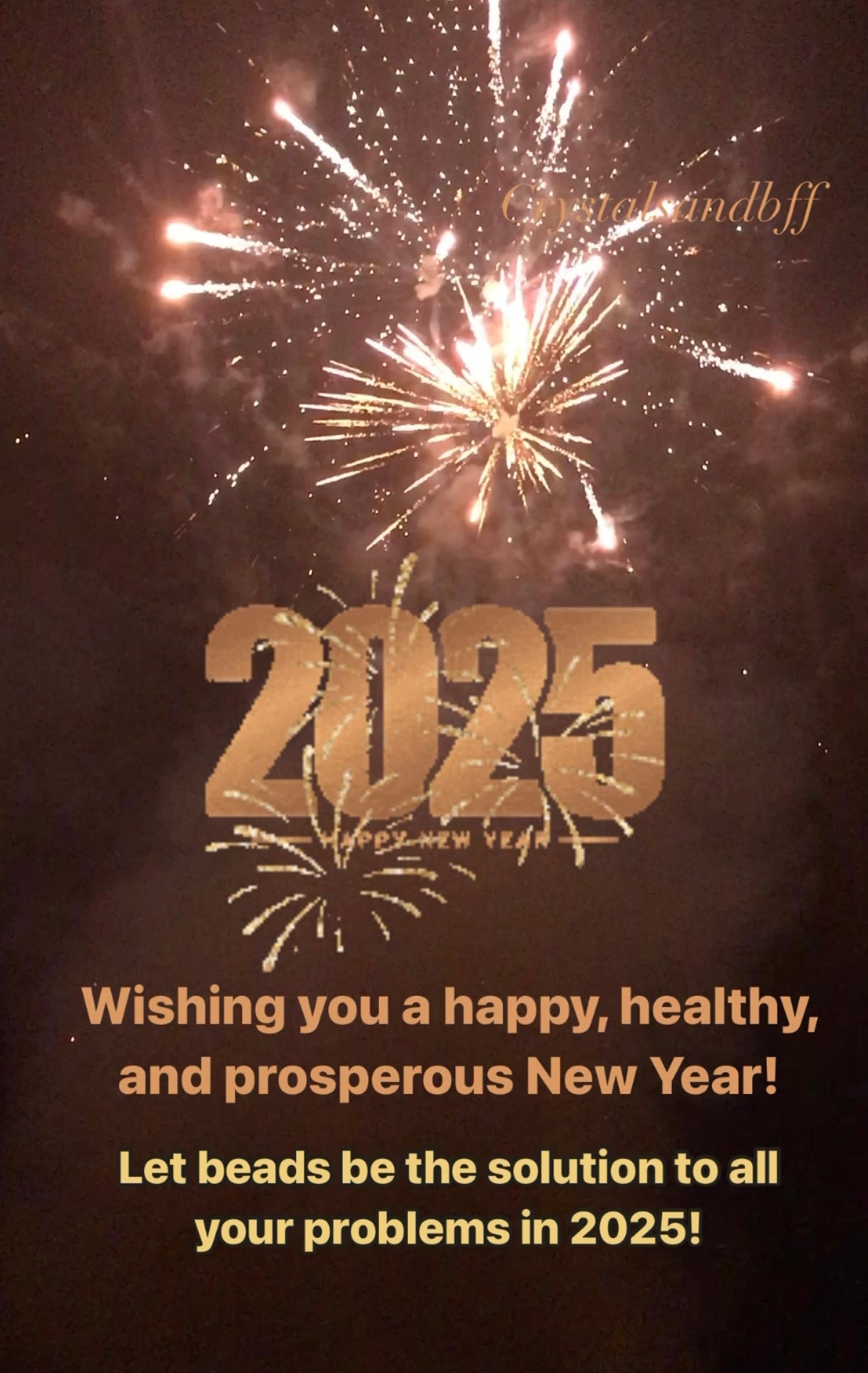 ✨ Wishing you a happy, healthy, and prosperous New Year! ✨