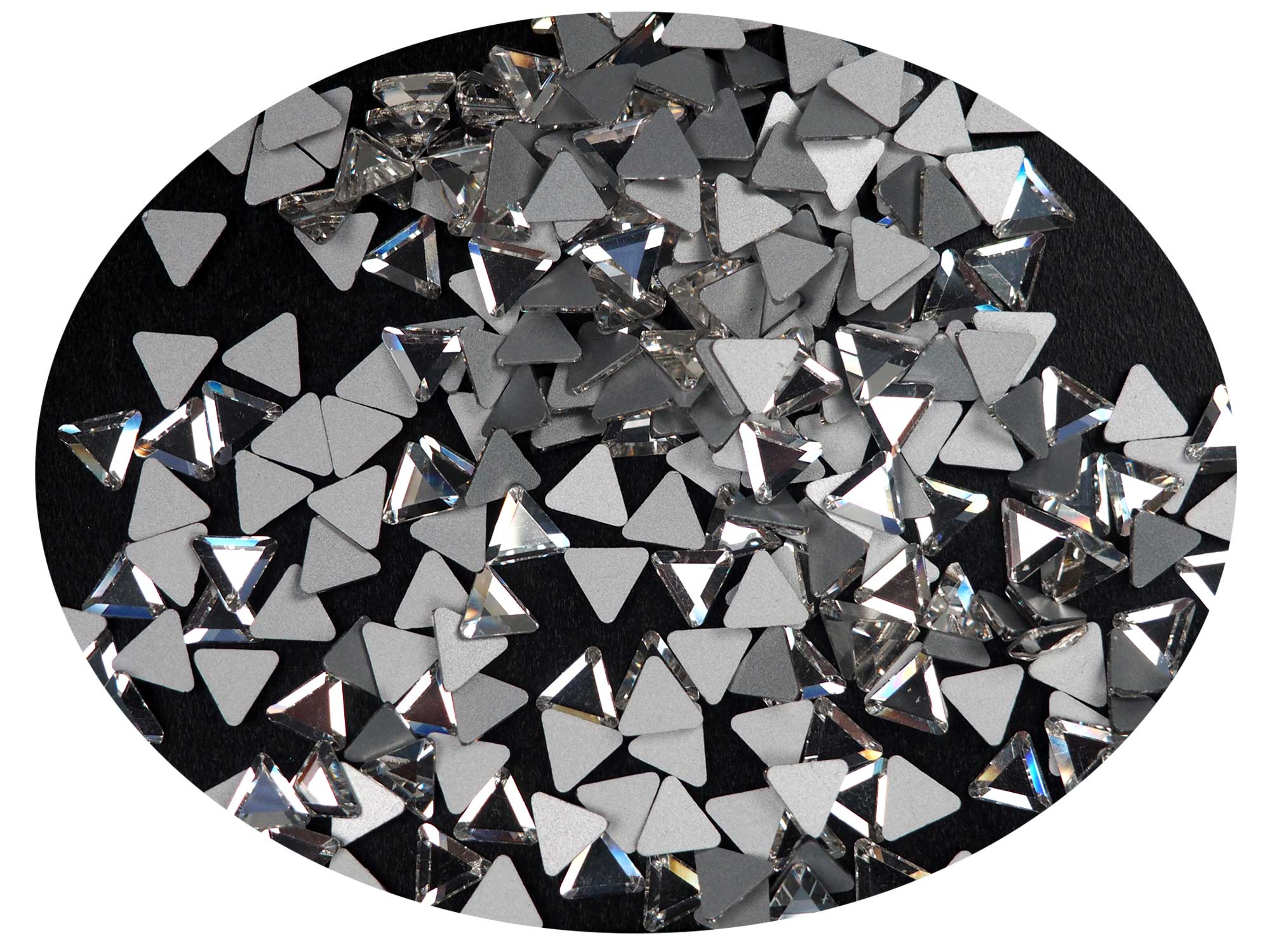 Preciosa Crystal 6x6mm Flatback Square Rhinestones 1 Dozen: Glitz