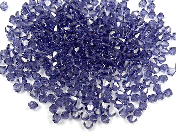 Tanzanite (Preciosa color), Czech Glass Beads, Machine Cut