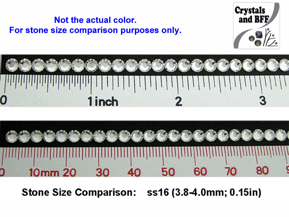 Rhinestones and Chatons Sizes Reference Charts
